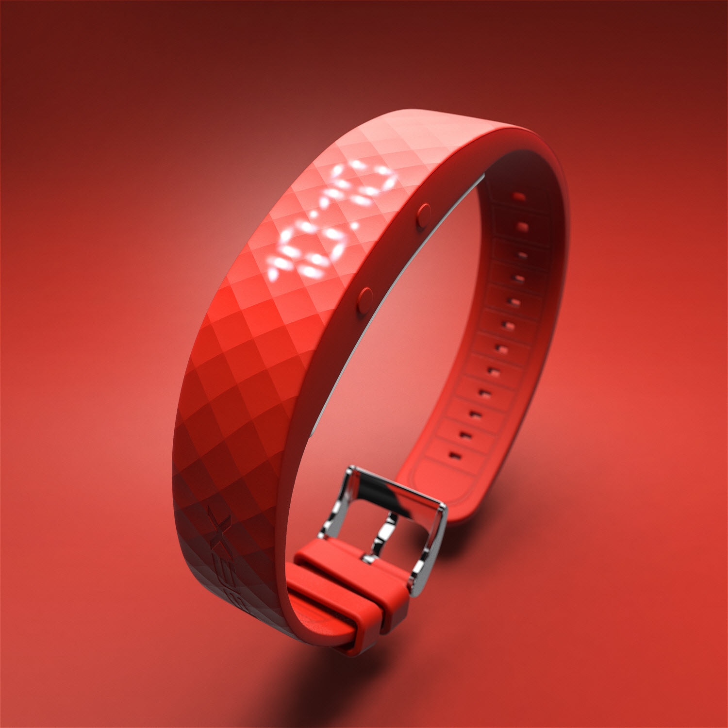 Nattträningsklocka för barn med vibration | FIBEX8V04 - Digitalt - Röd - Unisex - Silikon -