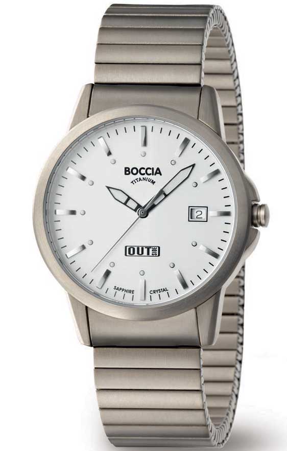Boccia Titanium 0604-15 - Quartz - Silver - Damklocka - Titan - Safir