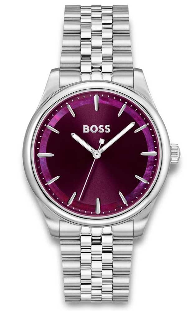 BOSS Sage Classic 1502778 - Quartz - Silver - Damklocka - Rostfri stål - Härdat mineralglas