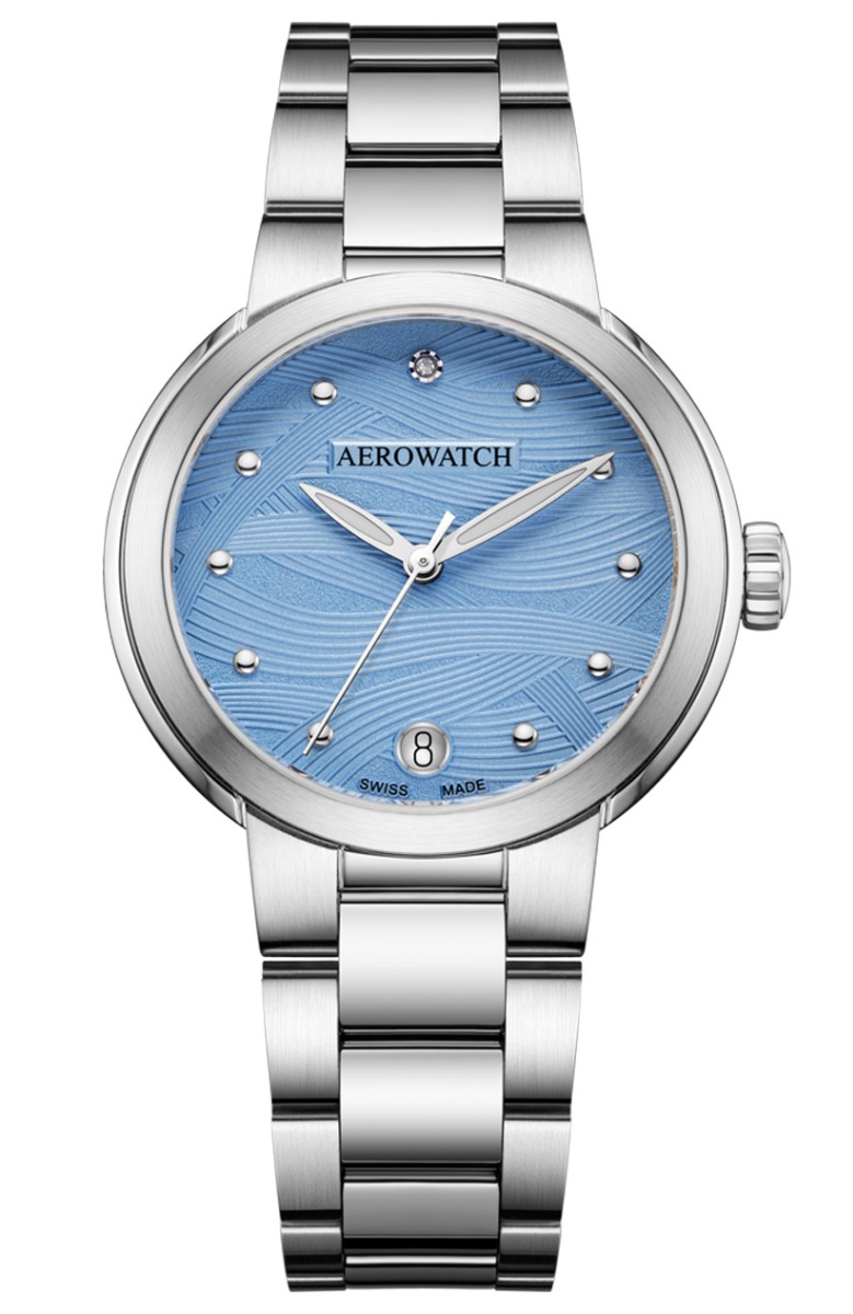 Aerowatch Harmonie Lady Automatic A 60106 AA01 M - Automatisk - Silver - Damklocka - Rostfri stål - Safir