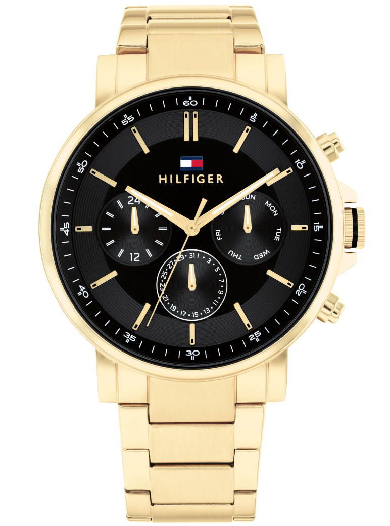 Tommy Hilfiger Tyson 1710589 - Quartz - Guld - Herrklocka - Rostfri stål - Härdat mineralglas
