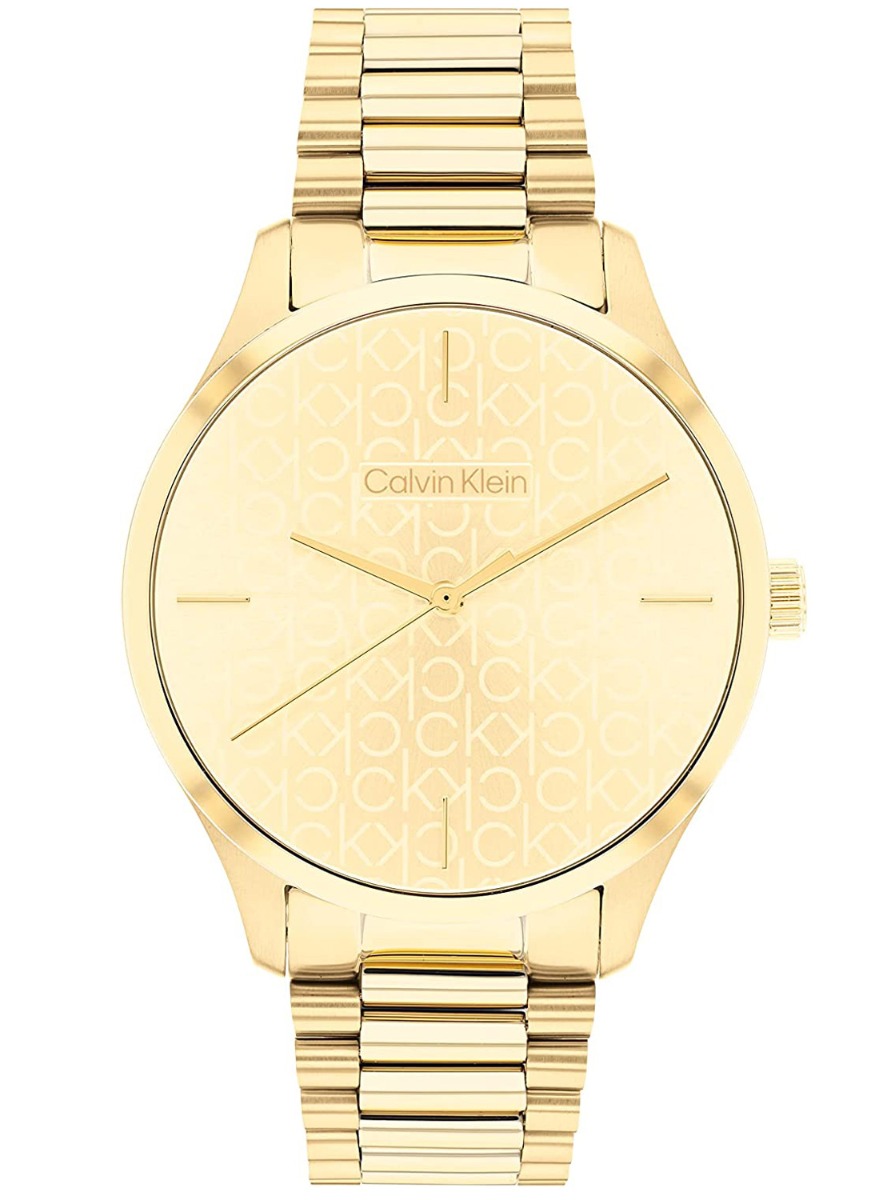 Calvin Klein Iconic 25200221 - Quartz - Guld - Damklocka - Rostfri stål - Härdat mineralglas