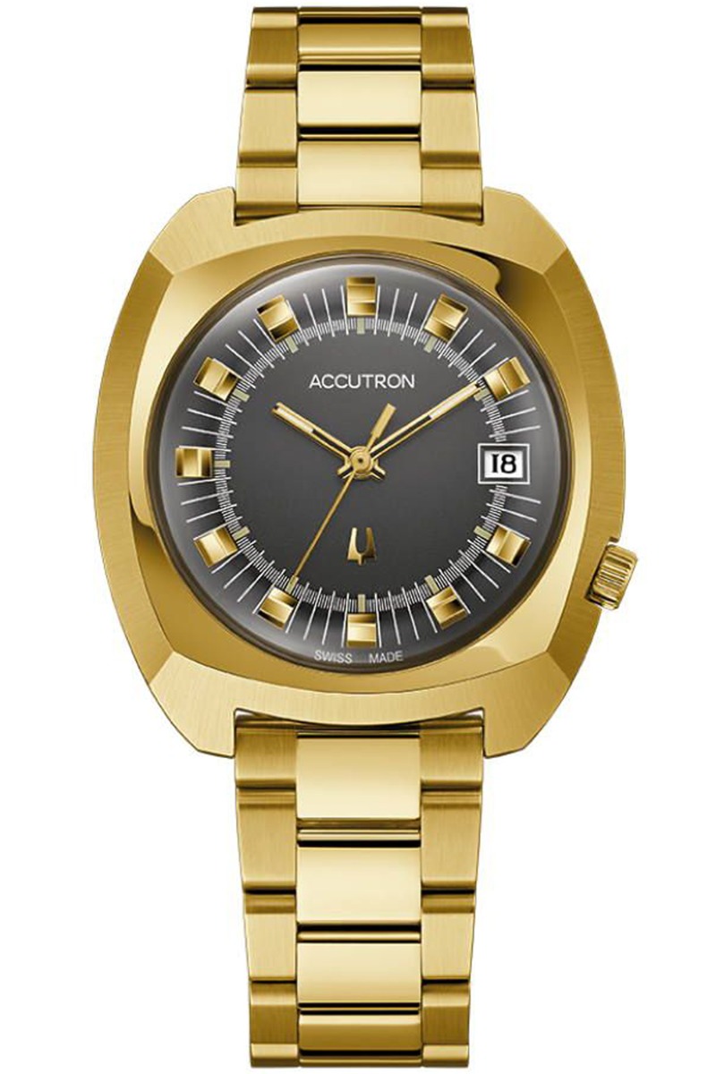 Bulova Accutron Legacy Limited 2SW7B001 - Automatisk - Guld - Herrklocka - Rostfri stål - Safir