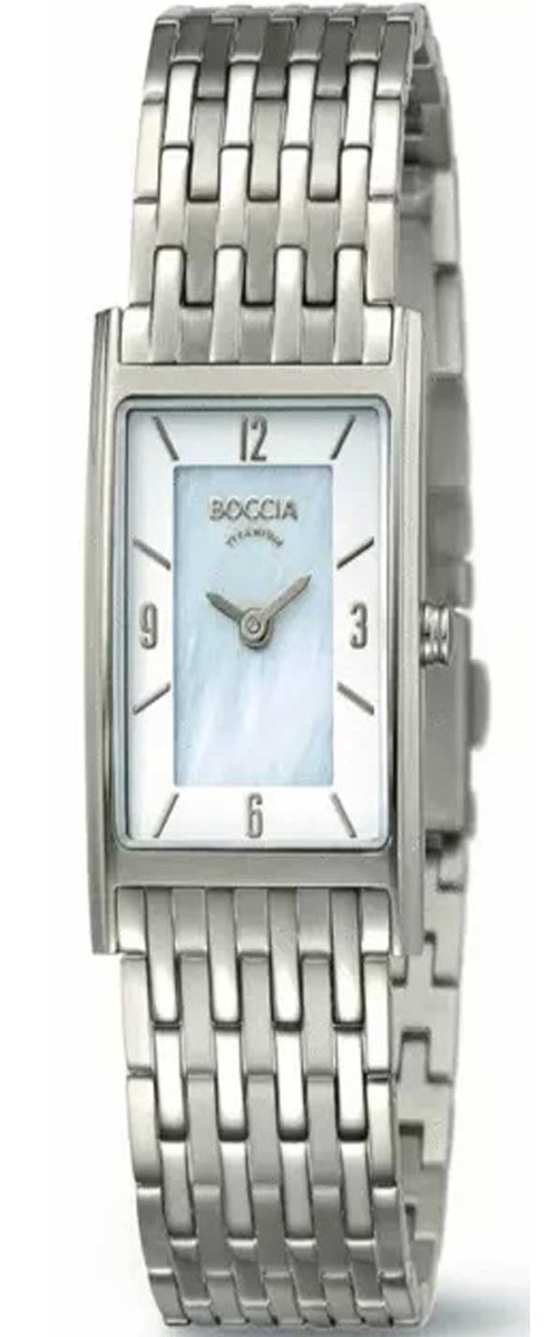 Boccia Titanium 3212-07 - Quartz - Silver - Damklocka - Titan - Härdat mineralglas