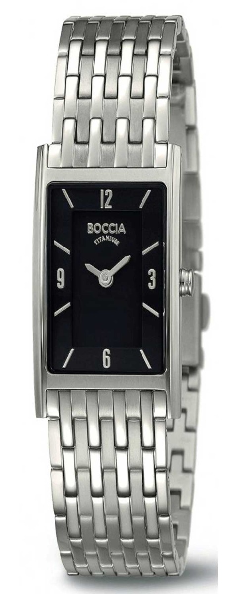 Boccia Titanium 3212-08 - Quartz - Silver - Damklocka - Titan - Härdat mineralglas