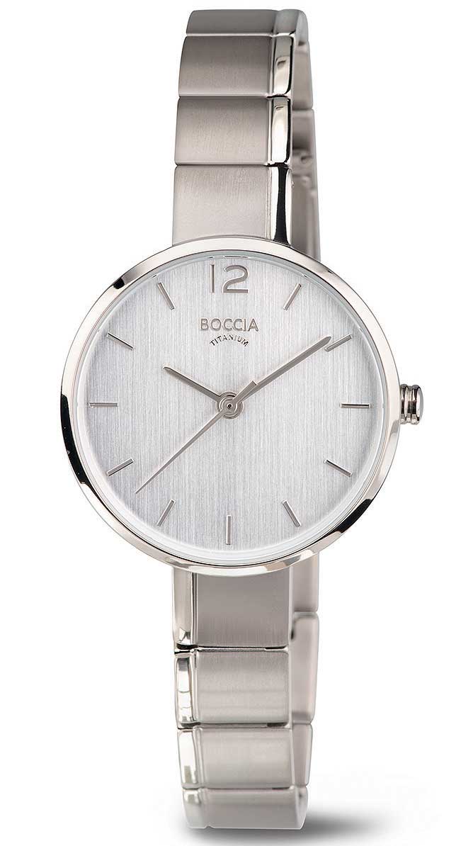 Boccia Titanium 3308-01 - Quartz - Silver - Damklocka - Titan - Safir