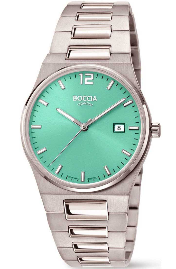 Boccia Titanium 3357-02 - Quartz - Silver - Damklocka - Titan - Safir