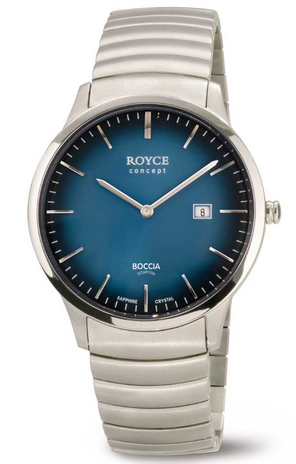 Boccia Titanium 3645-03 - Quartz - Silver - Herrklocka - Titan - Safir