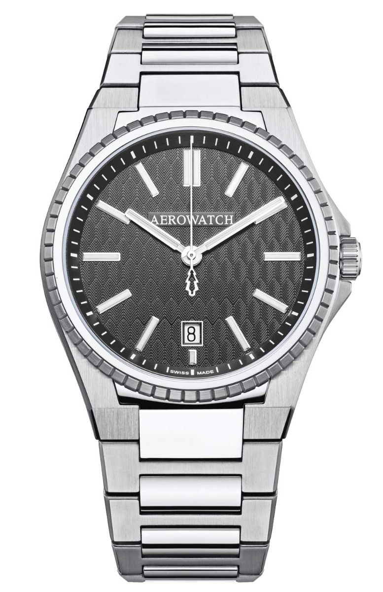 Aerowatch Milan Sport Automatic A 60998 AA03 M - Automatisk - Silver - Herrklocka - Rostfri stål - Safir