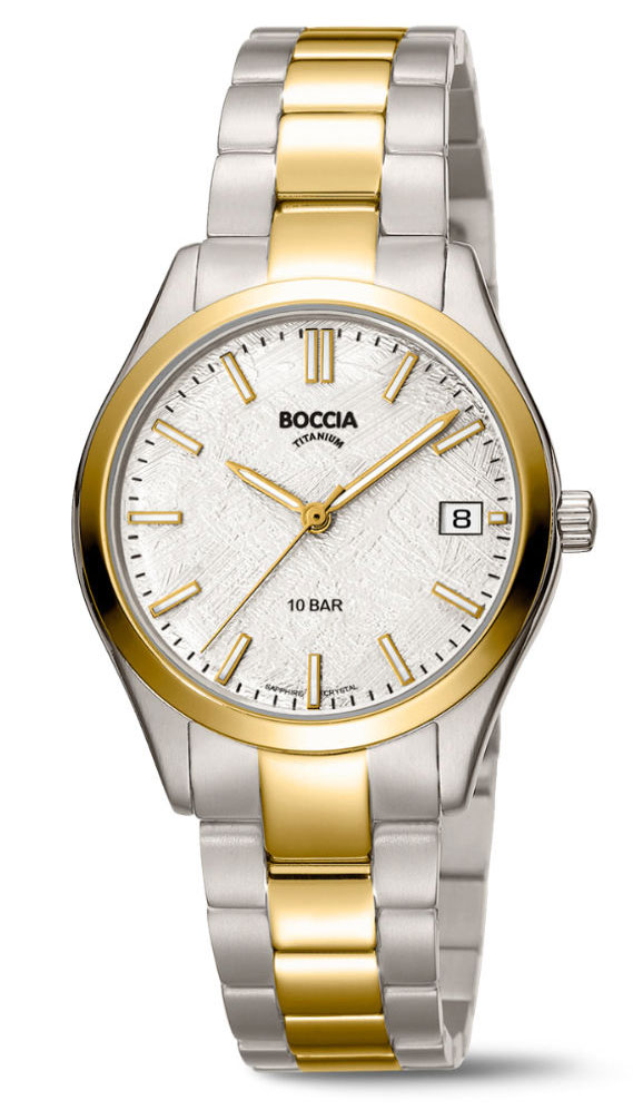 Boccia Titanium Ladies 3374-02 - Quartz - Silver - Damklocka - Titan - Safir