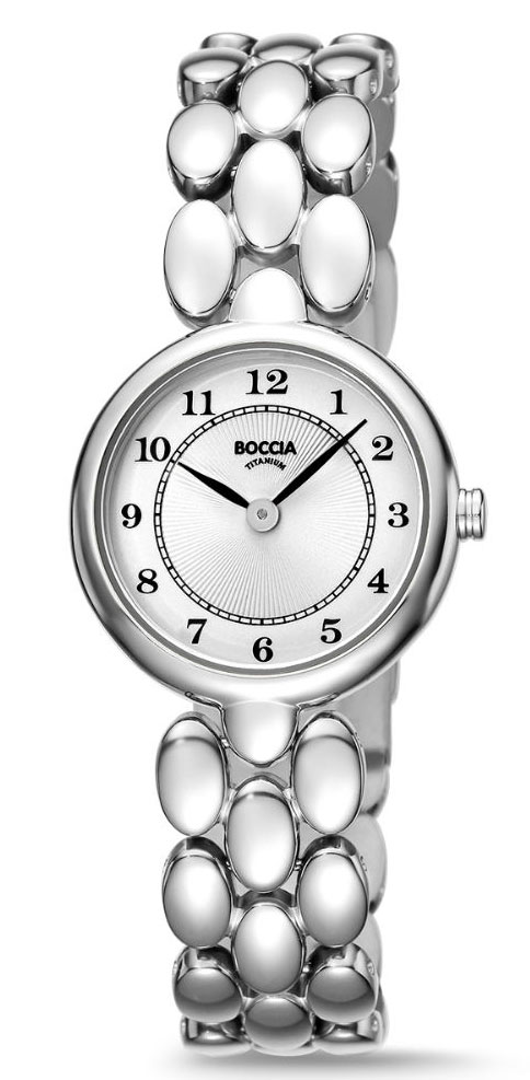 Boccia Titanium Ladies 3378-01 - Quartz - Silver - Damklocka - Titan - Härdat mineralglas