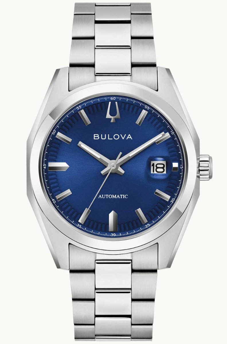 Bulova Classic Surveyor 96B436 - Automatisk - Silver - Herrklocka - Rostfri stål - Safir