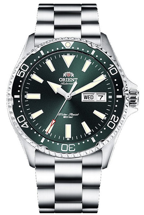 Orient Kamasu Mako III 200m Automatic Diver RA-AA0004E - Automatisk - Silver - Herrklocka - Rostfri stål - Safir