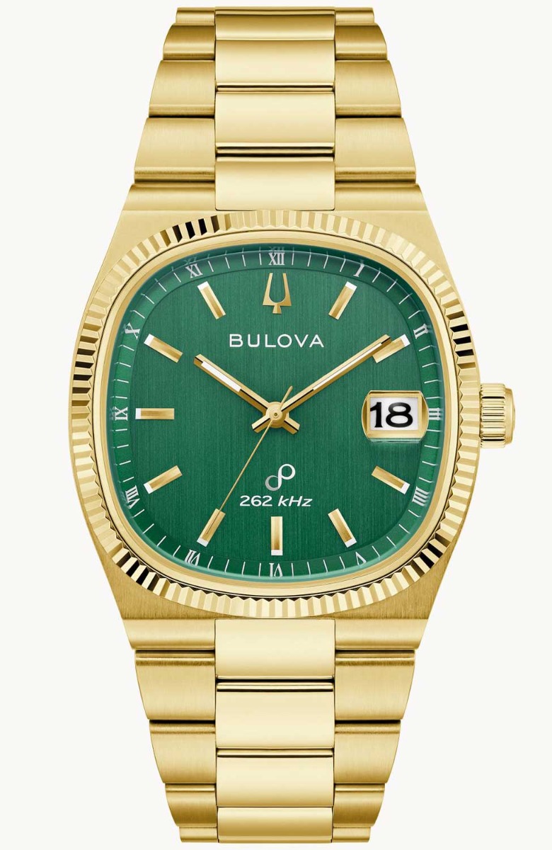 Bulova Classic Super Seville 97B237 - Quartz - Guld - Herrklocka - Rostfri stål - Safir
