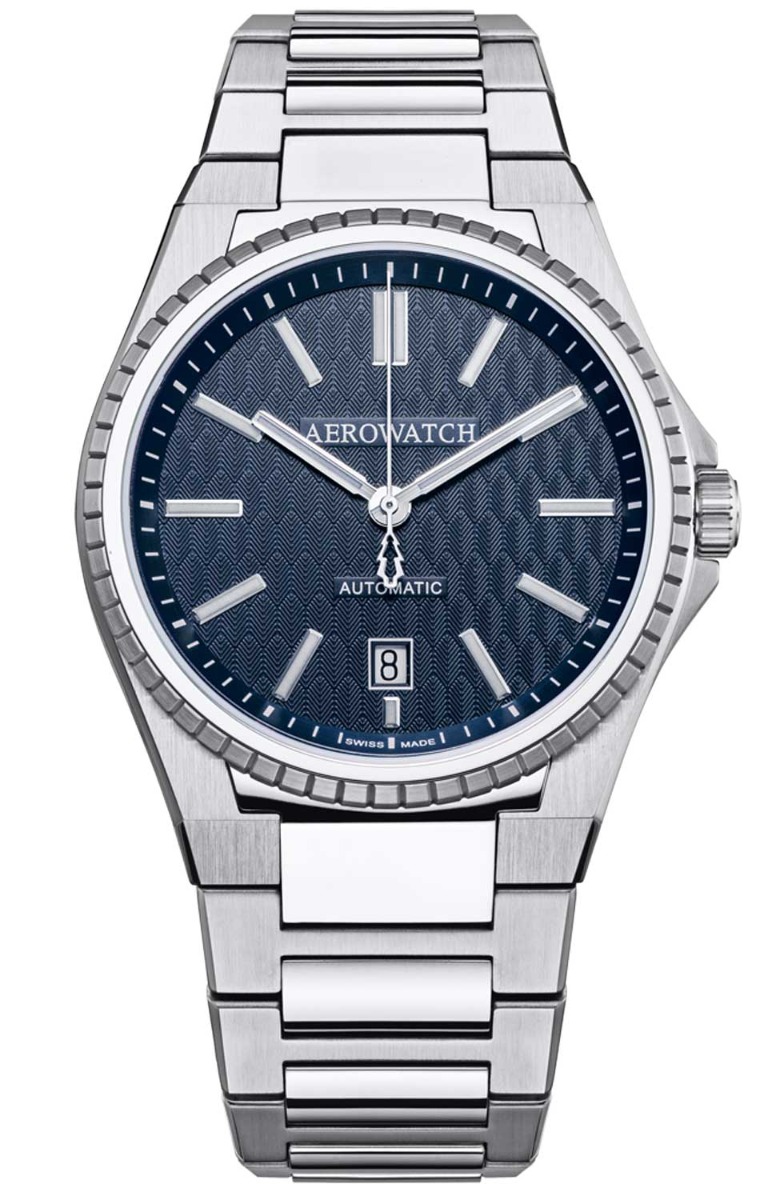Aerowatch Milan Sport Automatic A 60998 AA01 M - Automatisk - Silver - Herrklocka - Rostfri stål - Safir