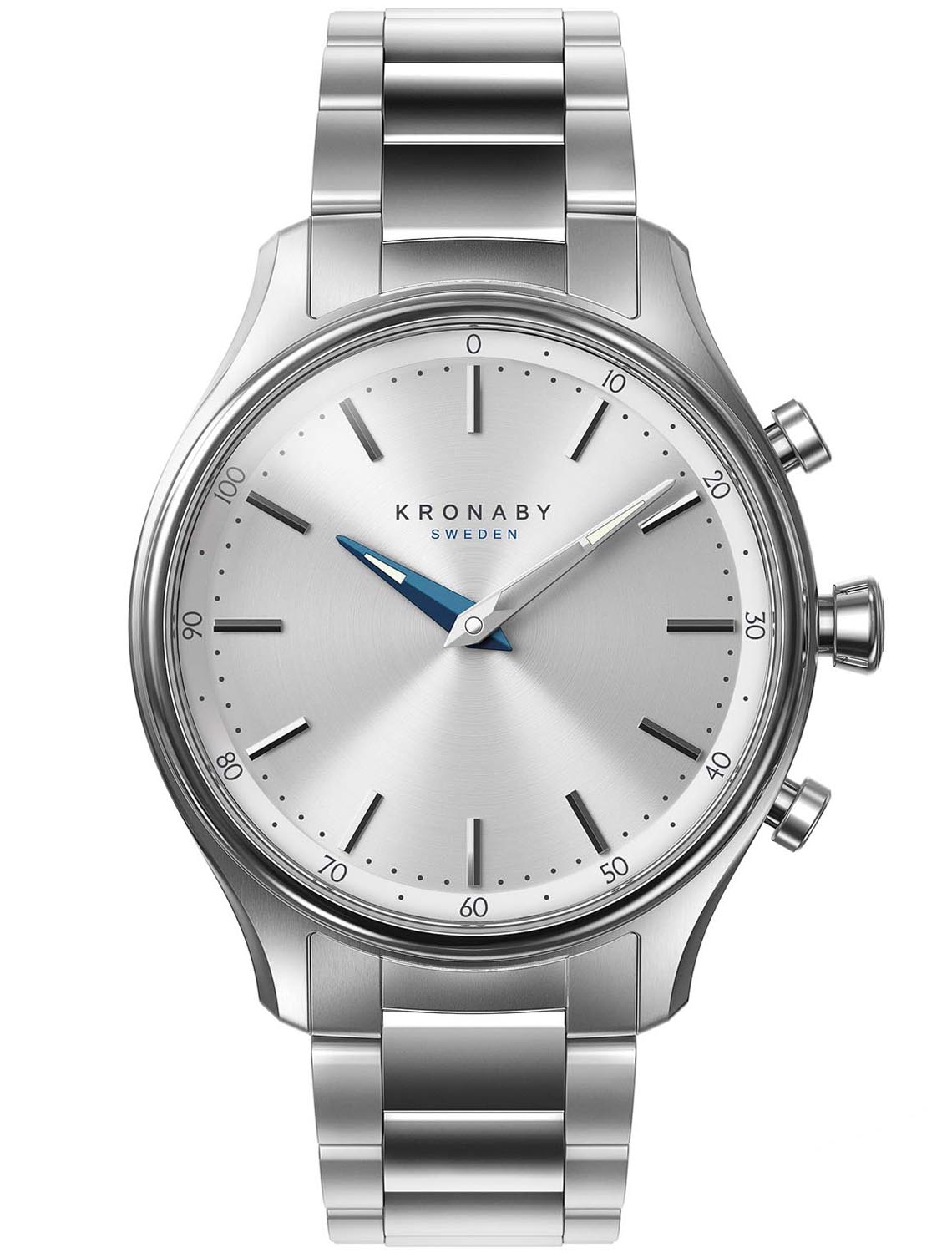 Klassiskt ur - Kronaby Sekel A1000-0556 - - Silver - Unisex - Rostfri stål - Safir
