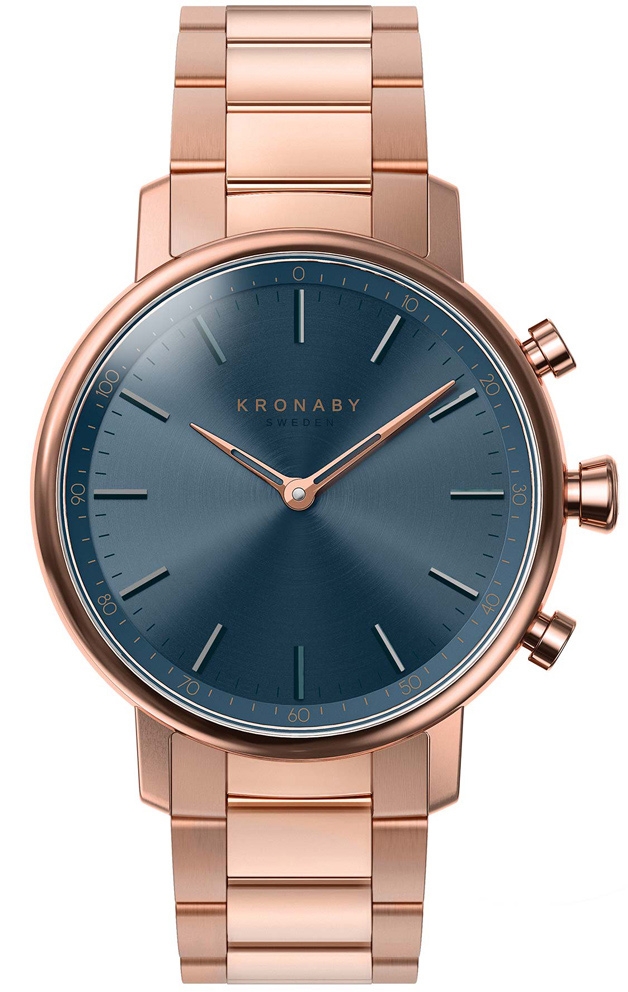 Smartklocka med mycket funktion och teknologi, men ändock en underbart minimalistisk-analog urtavla - Kronaby Carat 38mm A1000-2445 - Quartz -...