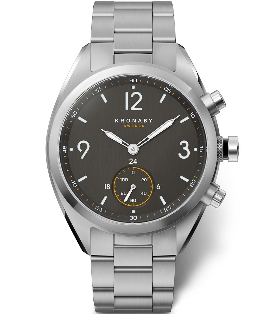 En klocka som ger dig tiden samt frihet och komfort - tack vare smartwatch-teknologi - Kronaby APEX A1000-3113 - Quartz - Silver - Herrklocka -...