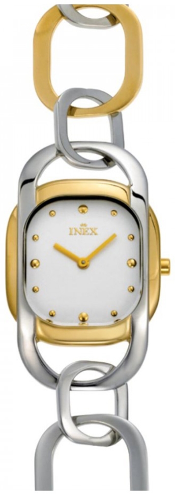 Damur - Inex Ladies Gold/Silver A102B4P - LQ2 - Quartz - Guld Silver - Damklocka - Rostfri stål - Härdat mineralglas