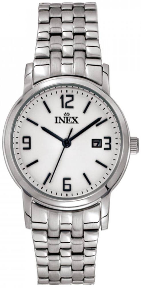 Tick-tack-klassiker - Inex Ladies Silver/Silver A12151-1S4I - Quartz - Silver - Damklocka - Rostfri stål - Härdat mineralglas