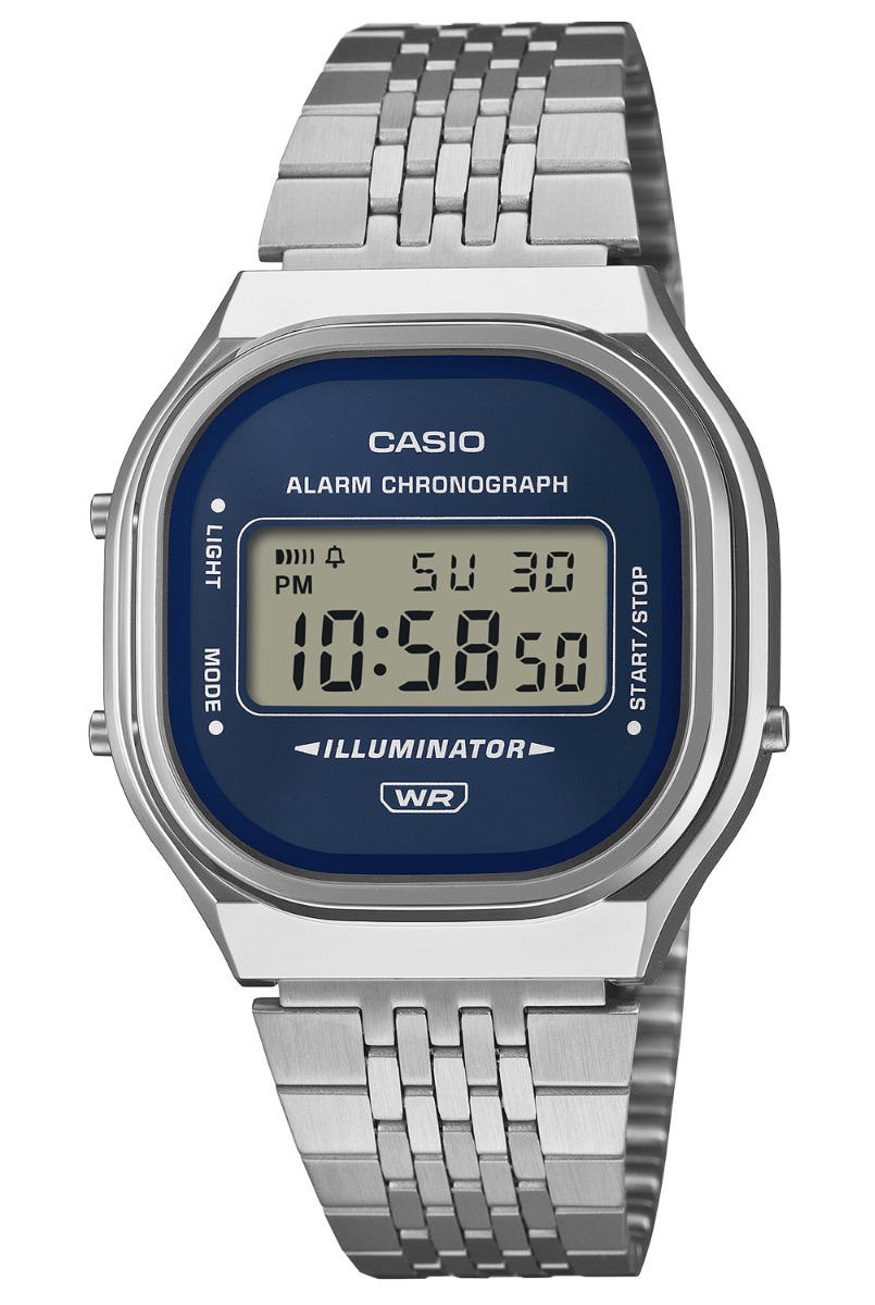 Casio Timeless A140WE-2AEF - Digitalt - Silver - Unisex - Rostfri stål - Resin