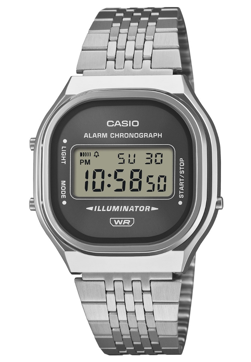 Casio Vintage A140WE-8AEF - Digitalt - Silver - Unisex - Rostfri stål - Resin
