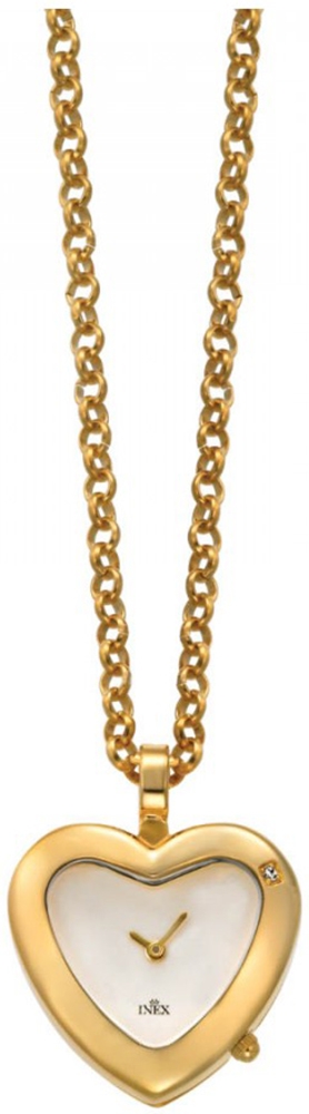 Inex Pendant Gold/Silver A34627D4 - Quartz - Guld - Unisex - - Härdat mineralglas