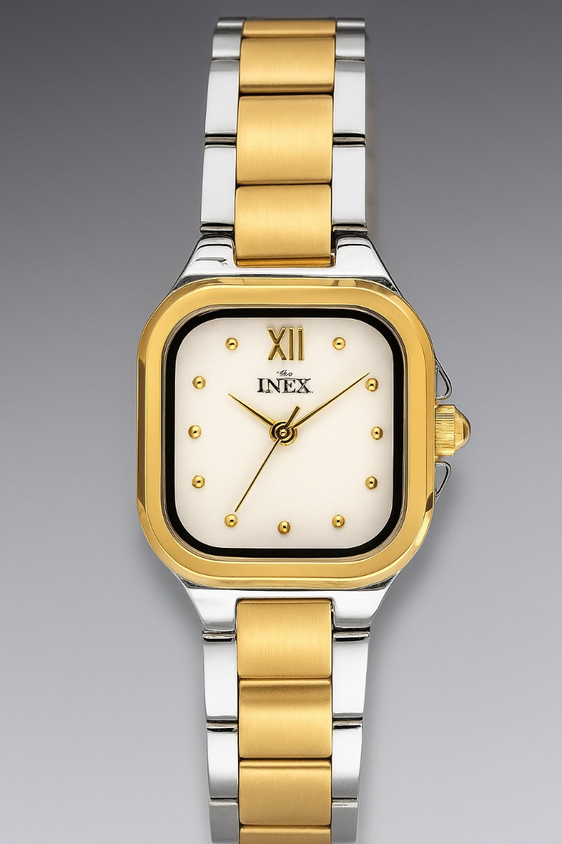 Inex Classic Ladies 22mm - Quartz - Silver - Damklocka - Rostfri stål - Härdat mineralglas