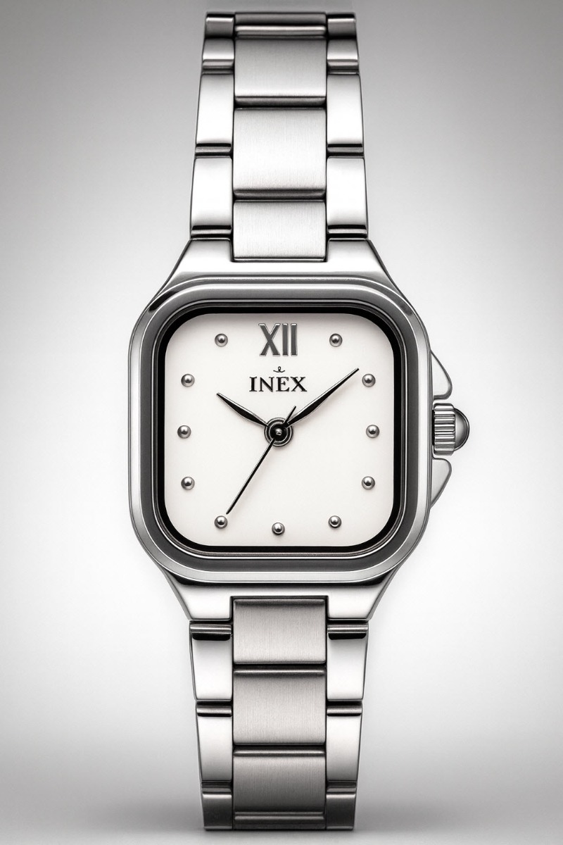Inex Petite Classic Ladies 22mm - Quartz - Silver - Damklocka - Rostfri stål - Härdat mineralglas