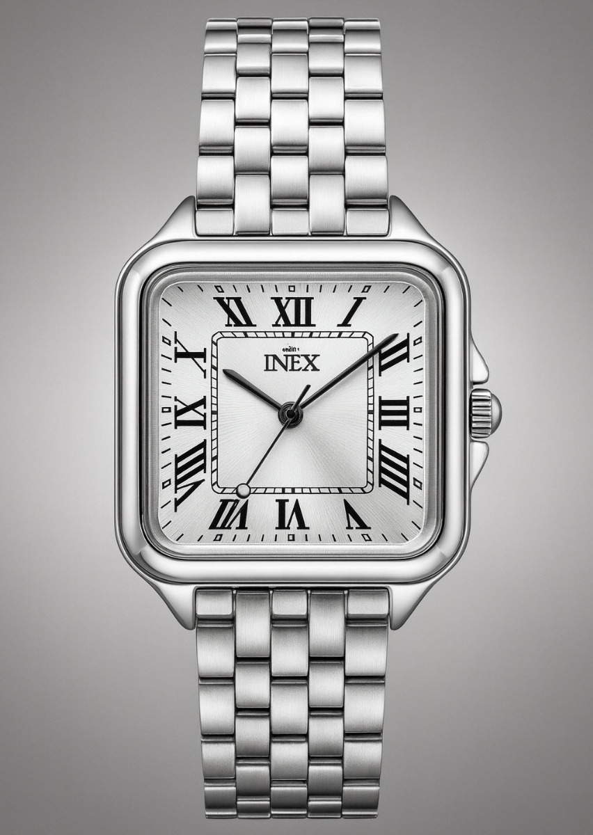 Inex Classic Ladies 27mm - Quartz - Silver - Damklocka - Rostfri stål - Härdat mineralglas