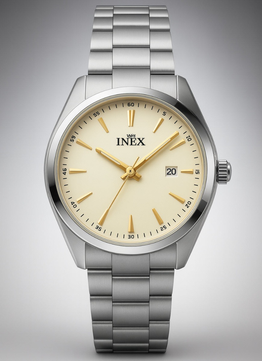 Inex Classic Ladies 30mm - Quartz - Silver - Damklocka - Rostfri stål - Härdat mineralglas