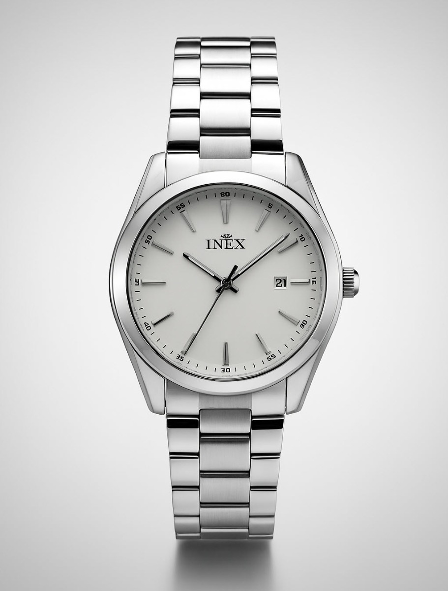 Inex Petite Ladies Classic 30mm - Quartz - Silver - Damklocka - Rostfri stål - Härdat mineralglas