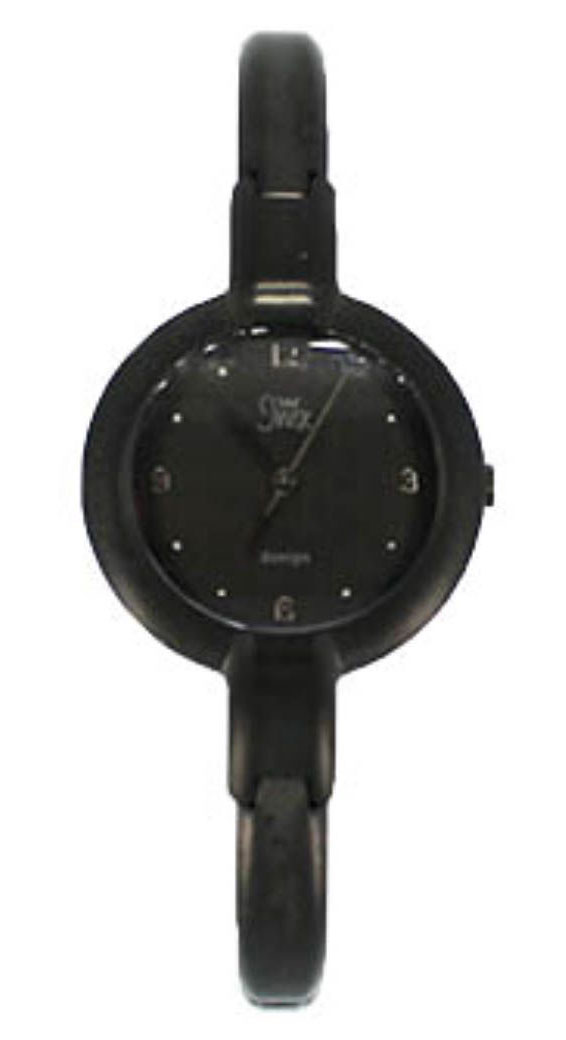Inex Ladies Black A58605G5P - Quartz - Svart - Damklocka - Rostfri stål - Härdat mineralglas