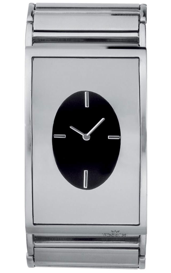 Inex Womens Silver Black A58814S5KV - Quartz - Silver - Damklocka - Rostfri stål - Härdat mineralglas