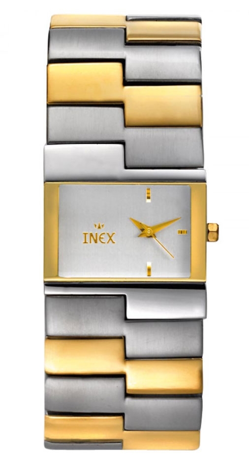 Minimalistisk klocka, helt utan diskretion: Se på mig!!! - Inex Silver A58860B4KV - Quartz - Silver - Damklocka - Rostfri stål - Härdat mineralglas