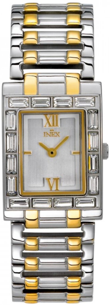 Tydligt snygg - Inex Ladies Silver/Silver A58908B4KV - LQ2 - Quartz - Silver - Damklocka - Rostfri stål - Härdat mineralglas