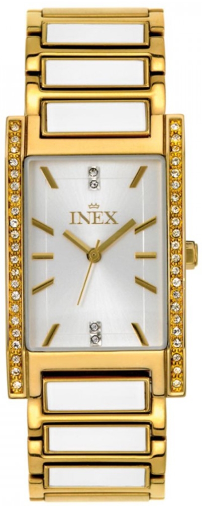 Damur - Inex Ladies Gold/Silver A58934D4I - Quartz - Guld - Damklocka - Rostfri stål - Härdat mineralglas