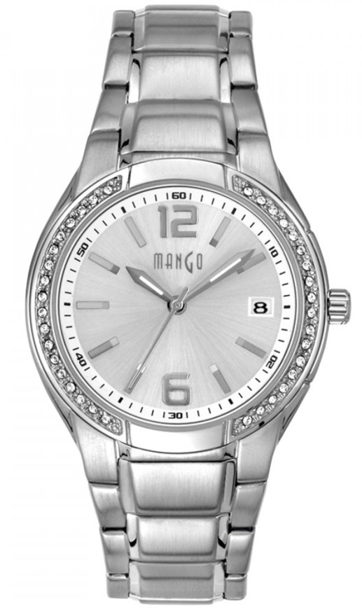 Helt enkelt elegant - Mango A64139S4P - Quartz - Silver - Damklocka - Rostfri stål - Härdat mineralglas