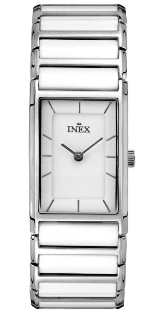 Inex Ladies Silver White A64153S0I - Quartz - Silver - Damklocka - Rostfri stål - Härdat mineralglas