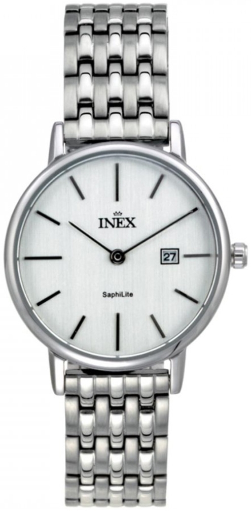 Damur - Inex Ladies Silver/Silver A69447-1S4I - Quartz - Silver - Damklocka - Rostfri stål - Härdat mineralglas