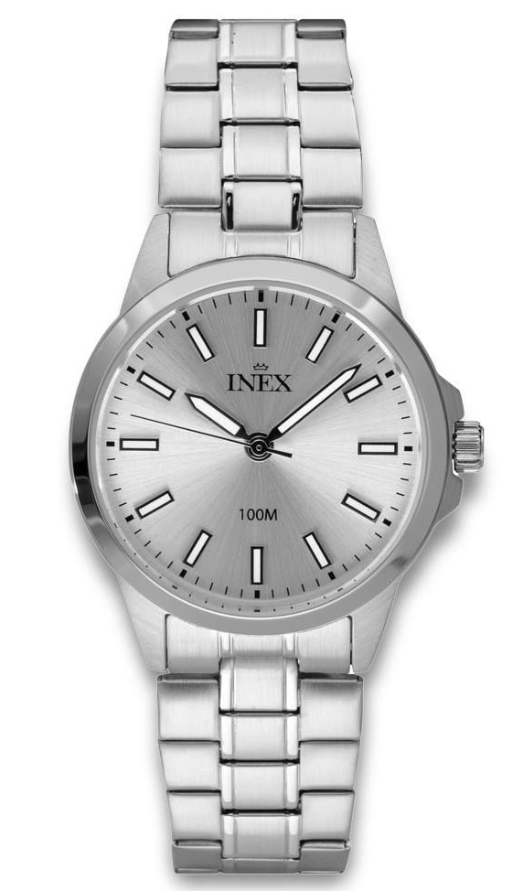 Inex Classic Ladies 35mm A69539S4I - Quartz - Silver - Damklocka - Rostfri stål - Härdat mineralglas