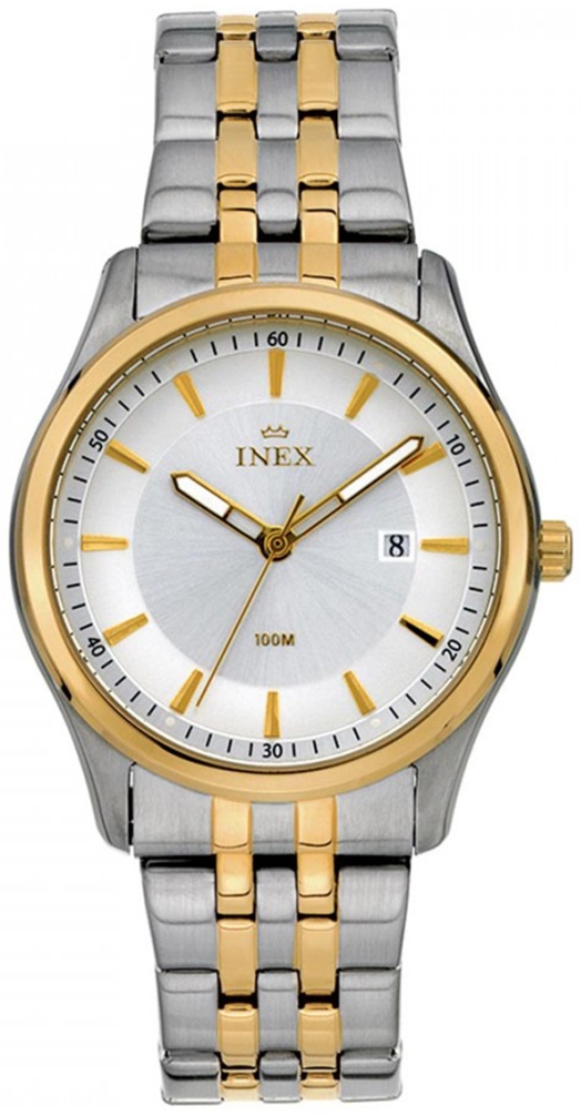 Guld och silver passar bra ihop - Inex Ladies Silver/Silver A76197B4I - Quartz - Guld Silver - Damklocka - Rostfri stål - Härdat mineralglas