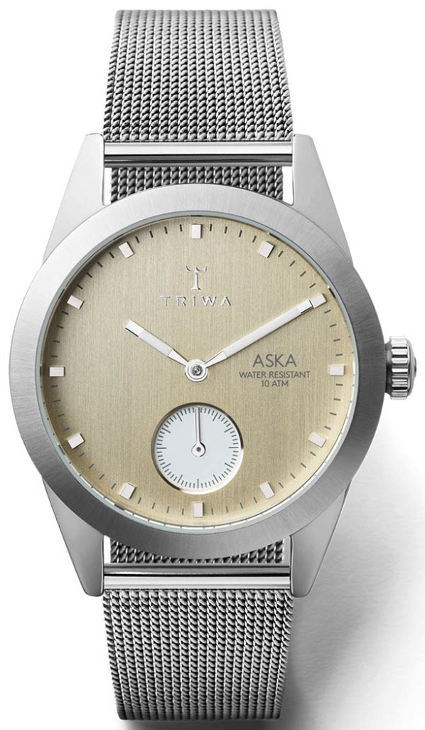 Triwa Birch Aska Steel Mesh AKST104.MS121212 - Quartz - Silver - Unisex - Mesh - Härdat mineralglas