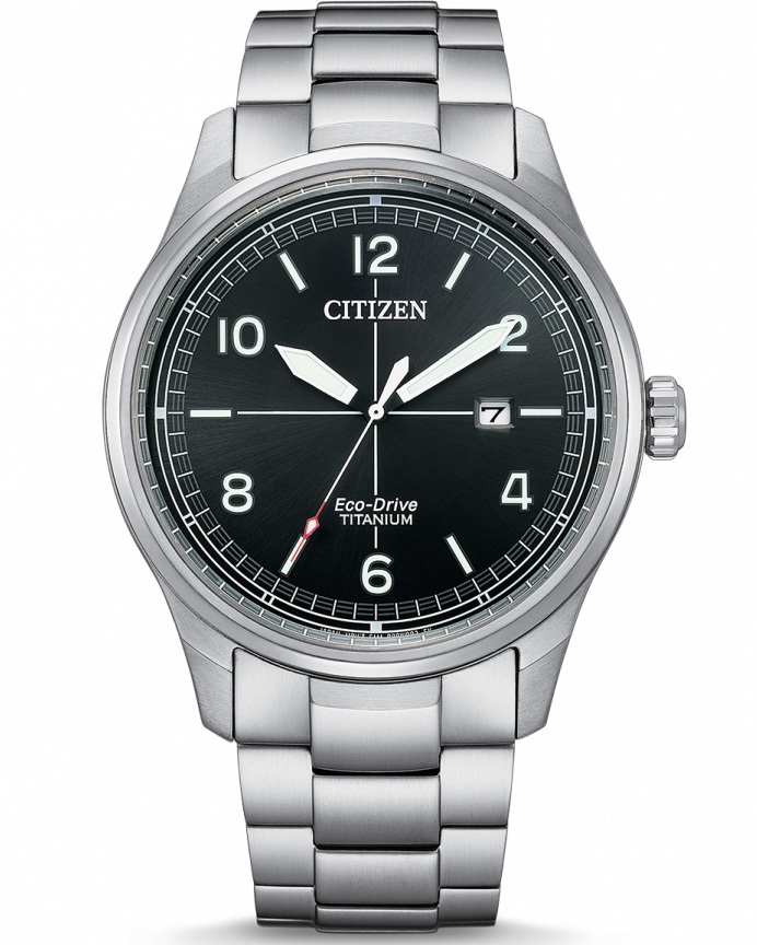 Citizen Eco-Drive Super Titanium herrklocka med safirkristall | Lätt och slitstark | BM7570-80E - Quartz - Silver - Herrklocka - Titan - Safir