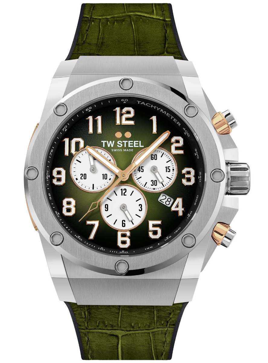 TW Steel Ace Genesis Limited Edition (1000 pieces worldwide) ACE131 - Quartz - Silver - Herrklocka - Silikon - Safir