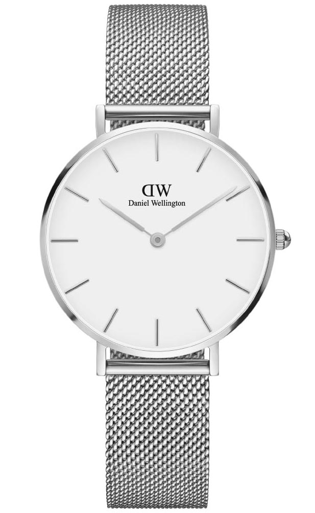 Daniel Wellington DW00100164 - Quartz - Silver - Damklocka - Mesh - Härdat mineralglas