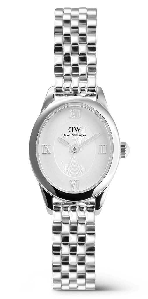 Daniel Wellington Oval Ophelia Mini Silver DW00100808 - Quartz - Silver - Damklocka - Rostfri stål - Härdat mineralglas