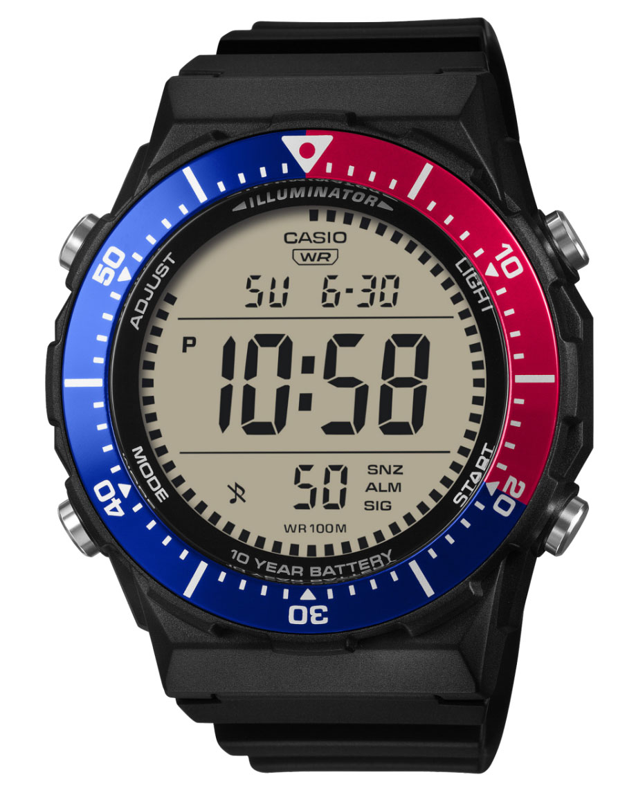 Casio Classic AE-1700H-1A2VEF - Digitalt - Svart - Herrklocka - Harts - Resin