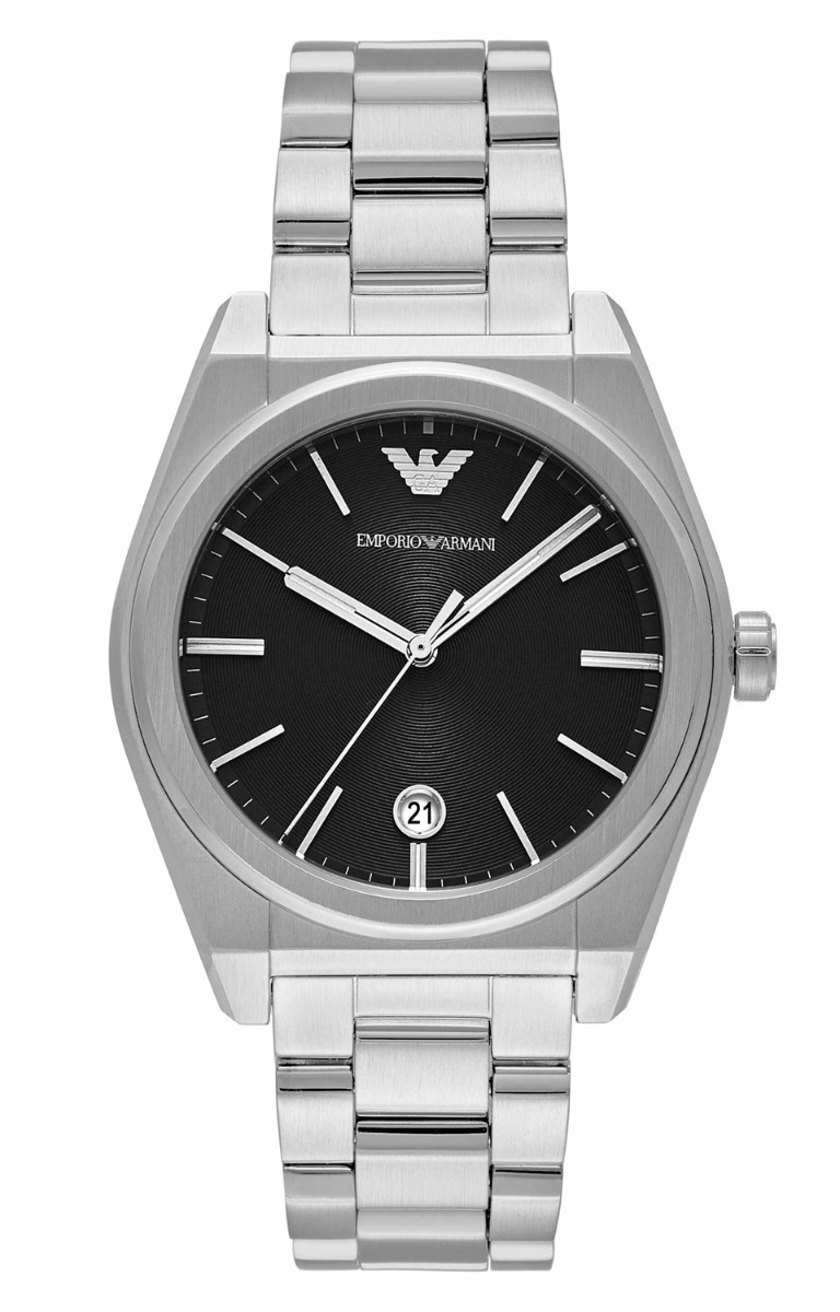 Emporio Armani Federico AR11622 - Quartz - Silver - Herrklocka - Rostfri stål - Härdat mineralglas