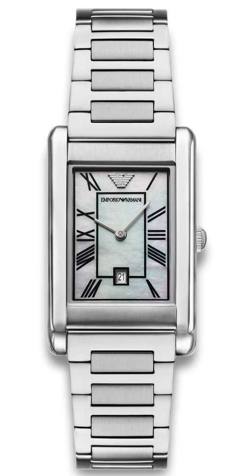 Emporio Armani Gino AR11664 - Quartz - Silver - Herrklocka - Rostfri stål - Härdat mineralglas